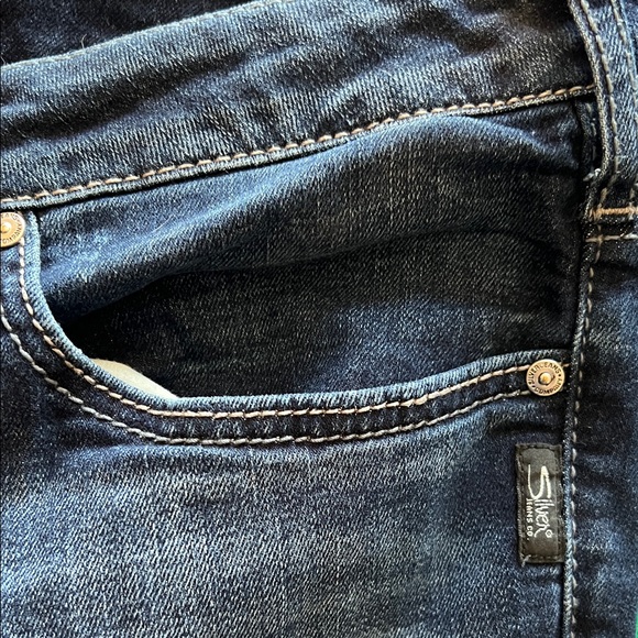 Silver Jeans Dark Blue Women's Jeans - Picture 2 of 8